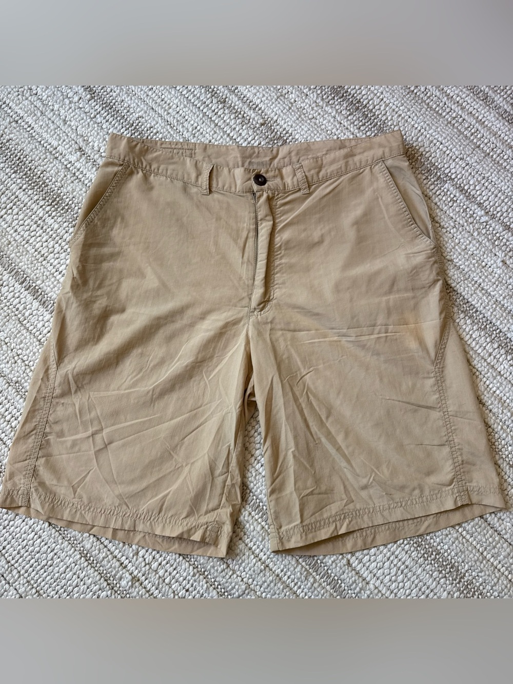 Patagonia Shorts Men 35 Brown Sol Patrol 10” Travel Outdoors Hiking Fishing